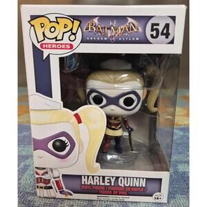 Funko Pop! Heroes Batman Arkham Asylum Harley Quinn Vinyl Figure #54